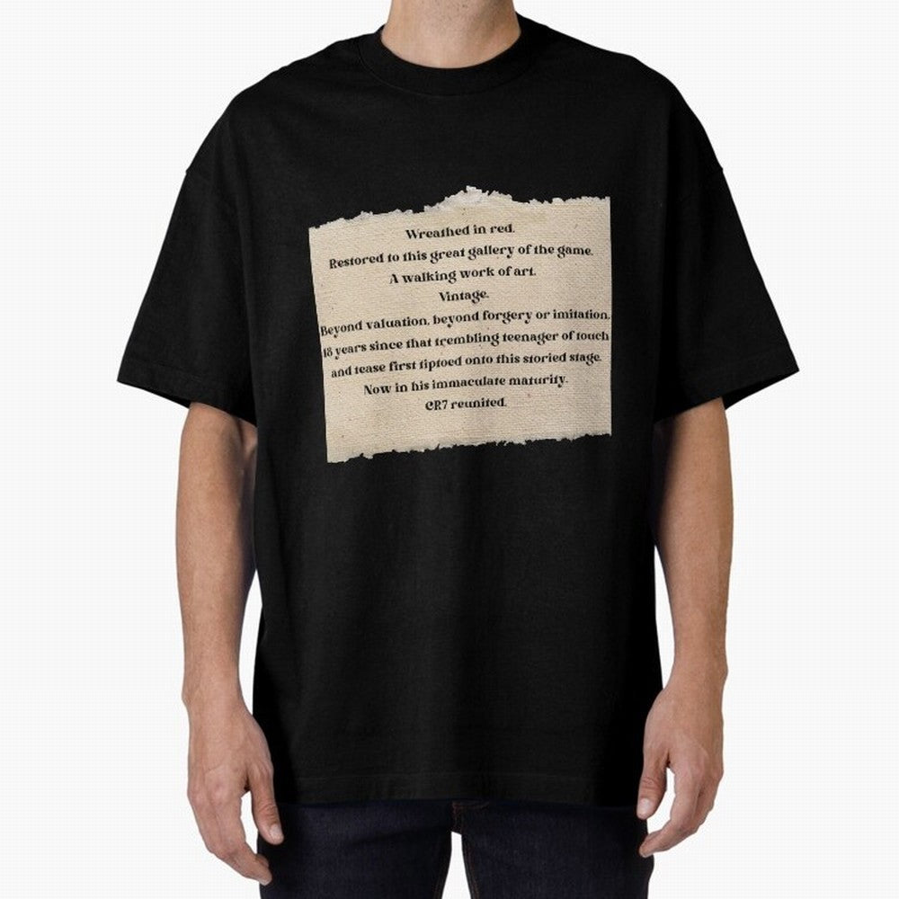 Cristiano Ronaldo Peter Drury Oversized T-Shirt Step into FIFA World Cup 2026 for Fans of CR7 and Portugal, Bringing Match Day Excitement, Supporter Culture, Golden Goals and Global Football Passion; Perfect for People Who Love Argentina, Brazil,