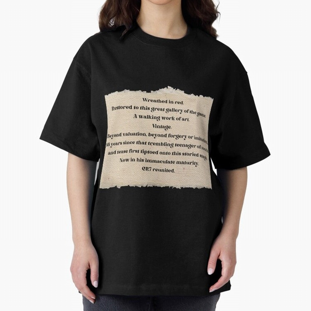 Cristiano Ronaldo Peter Drury Oversized T-Shirt Step into FIFA World Cup 2026 for Fans of CR7 and Portugal, Bringing Match Day Excitement, Supporter Culture, Golden Goals and Global Football Passion; Perfect for People Who Love Argentina, Brazil,