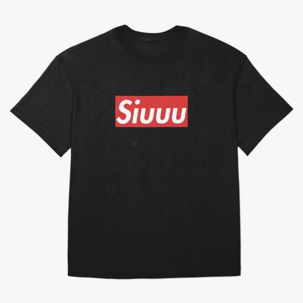Siuu Oversized T-Shirt Join the Countdown to FIFA World Cup 2026 USA Canada Mexico for Fans of CR7 and Messi and Portugal, Bringing Championship Spirit, Famous Goals, Roaring Crowds and International Football Unity; Made for Die Hard Supporters,
