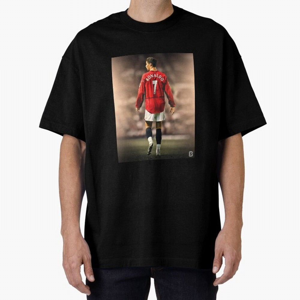 ronaldo Oversized T-Shirt Back Your Heroes with Match Day Hype around FIFA World Cup 2026, Mbappe and Neymar, England, Champion Mindset, Group Stage Buzz, Knockout Tension and Passionate Fan Culture; Perfect for Supporters Who Want Bold Football