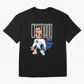 Commic Caricature of Cristiano Ronaldino 'CR7' Oversized T-Shirt Honor FIFA World Cup 2026 for Fans of CR7 and Portugal, Spain and Germany, Bringing Worldwide Fan Energy, Dramatic Goals, Stadium Lights and Championship Celebrations; Created for