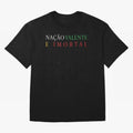 Na??o Valente e Imortal Portugal Oversized T-Shirt Fuel the Hype around FIFA World Cup 2026 Filled with Messi, CR7 and Mbappe, England Energy, Fan Favorite Moments, National Team Passion, Big Match Drama and Soccer History; Perfect for People Who