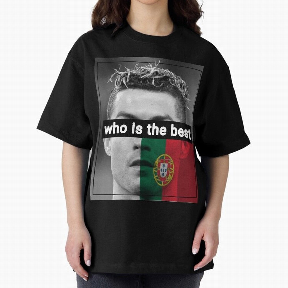 ronaldo Oversized T-Shirt Join the FIFA World Cup 2026 Group Stage Journey through Mbappe and Neymar Highlights, Spain Pride, Football History, Final Match Energy, Crowd Noise and Once in a Lifetime Moments; Made for Collectors Who Enjoy Iconic