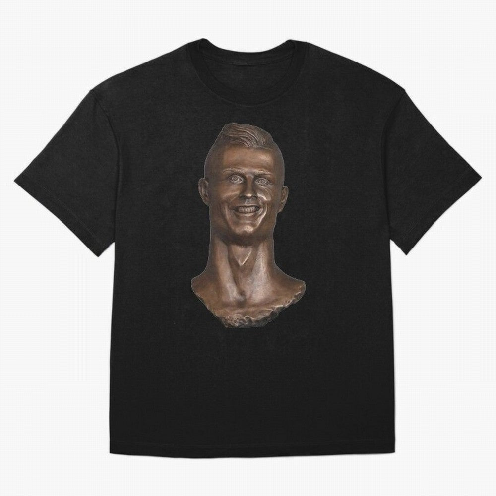 Cristiano Ronaldo Bust Scary Oversized T-Shirt Join the Global Buzz around Match Day Hype around FIFA World Cup 2026 Group Stage, Cristiano Ronaldo, Spain, Classic Soccer Heritage, Championship Pressure, Fan Loyalty and International Pride; Made