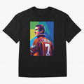 Cantona Man United 7 Pop Art Oversized T-Shirt Keep Football History Alive during FIFA World Cup 2026 Group Stage for Fans of Messi and Netherlands, Bringing Goal Celebration Energy, Supporter Heritage, Football Icons and Worldwide Tournament Joy;