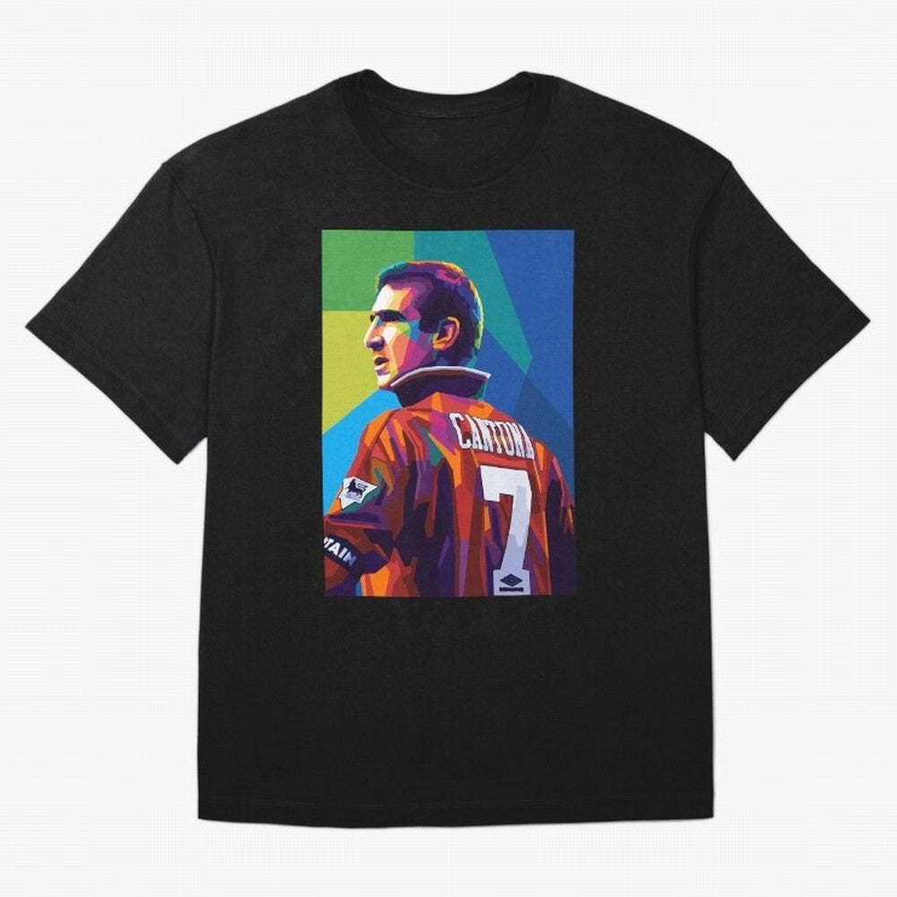 Cantona Man United 7 Pop Art Oversized T-Shirt Keep Football History Alive during FIFA World Cup 2026 Group Stage for Fans of Messi and Netherlands, Bringing Goal Celebration Energy, Supporter Heritage, Football Icons and Worldwide Tournament Joy;