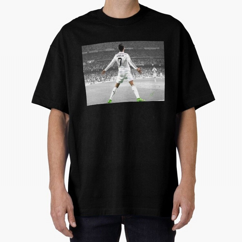 Cristiano Ronaldo 7 Oversized T-Shirt Bring Home FIFA World Cup 2026 USA Canada Mexico Celebrating Messi, CR7 and Mbappe, Netherlands Energy, Championship Spirit, Famous Goals, Roaring Crowds and International Football Unity; Built for Supporters