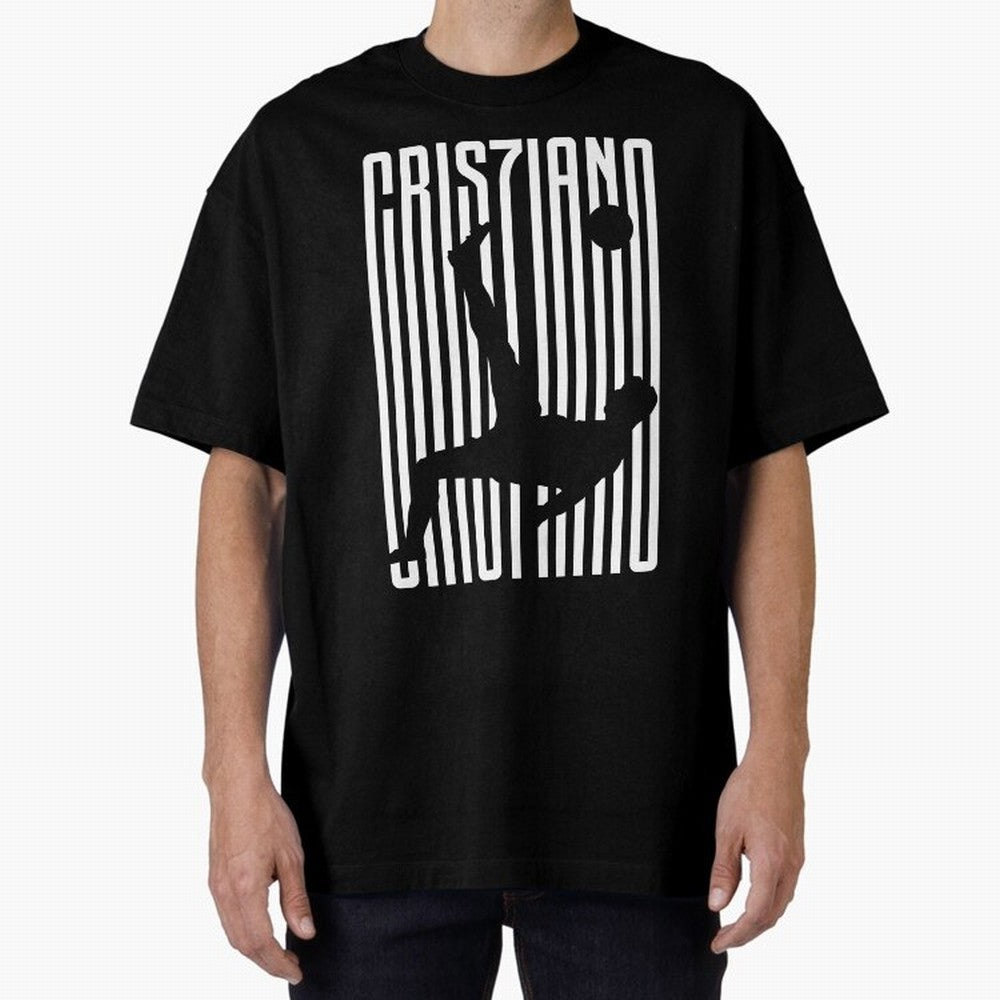 CR7 Juve White Oversized T-Shirt Bring Bold Fan Energy to FIFA World Cup 2026 for Fans of Haaland and Mbappe and Spain, Bringing Classic Soccer Heritage, Championship Pressure, Fan Loyalty and International Pride; Perfect for People Who Love
