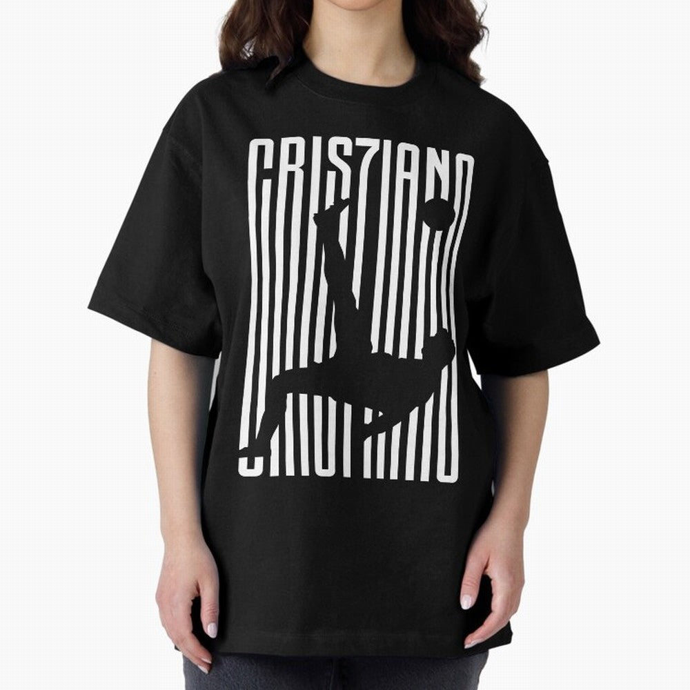 CR7 Juve White Oversized T-Shirt Bring Bold Fan Energy to FIFA World Cup 2026 for Fans of Haaland and Mbappe and Spain, Bringing Classic Soccer Heritage, Championship Pressure, Fan Loyalty and International Pride; Perfect for People Who Love