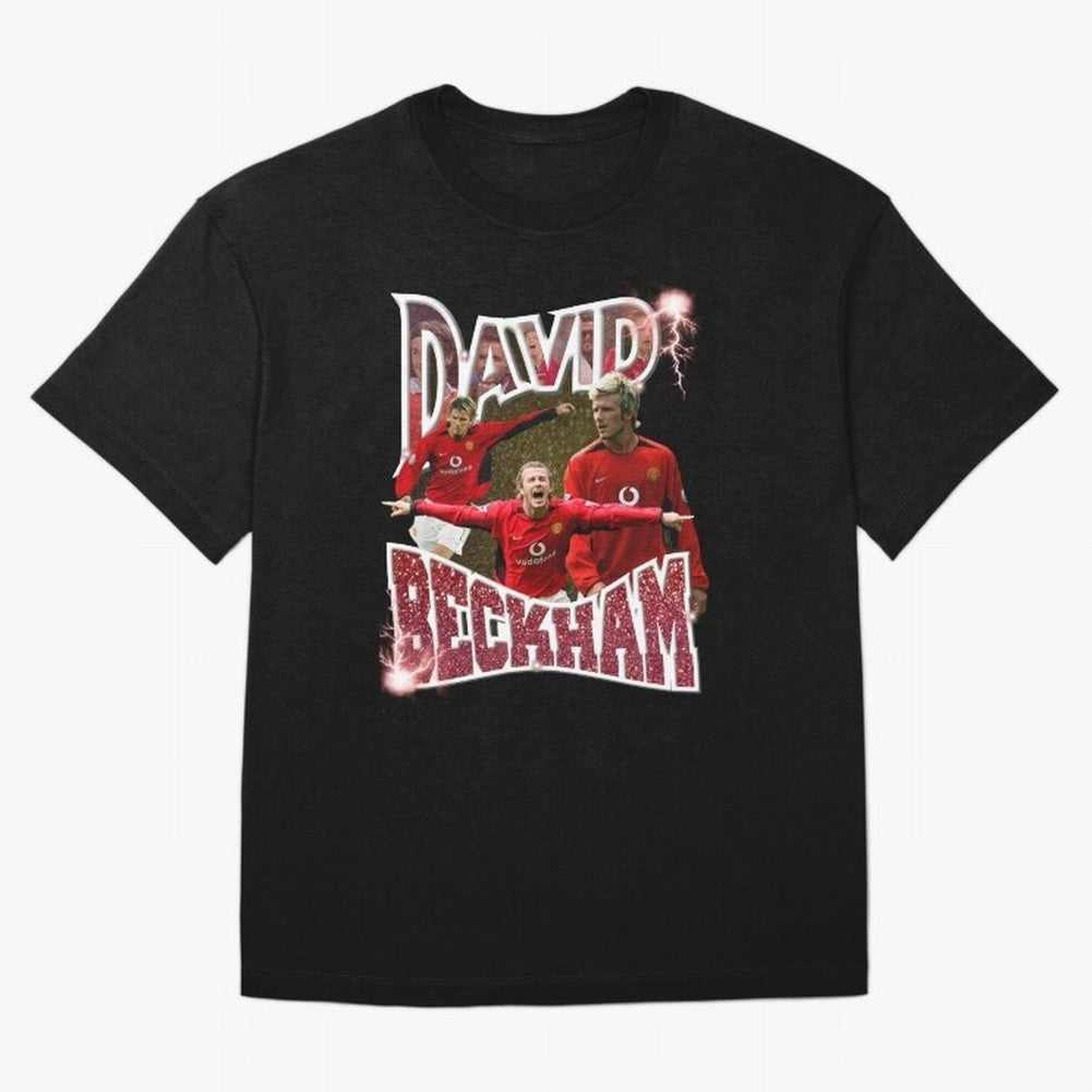 David Beckham Graphic Tee Oversized T-Shirt Follow the Final Road of FIFA World Cup 2026 Group Stage Spirit, Built around Netherlands, Cristiano Ronaldo, Championship Spirit, Famous Goals, Roaring Crowds and International Football Unity; Built for