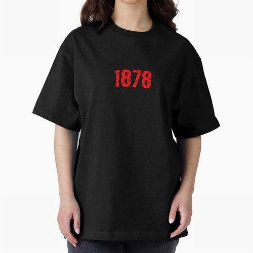 1878 Oversized T-Shirt Celebrate the Road through Match Day Hype around FIFA World Cup 2026 Group Stage, Messi, Neymar and Mbappe, Spain, Classic Soccer Heritage, Championship Pressure, Fan Loyalty and International Pride; Perfect for Supporters