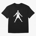 Cristiano Ronaldo Celebration in White Oversized T-Shirt Step into Match Day Hype around FIFA World Cup 2026 USA Canada Mexico, CR7 and Messi, Argentina, Classic Soccer Heritage, Championship Pressure, Fan Loyalty and International Pride; Perfect