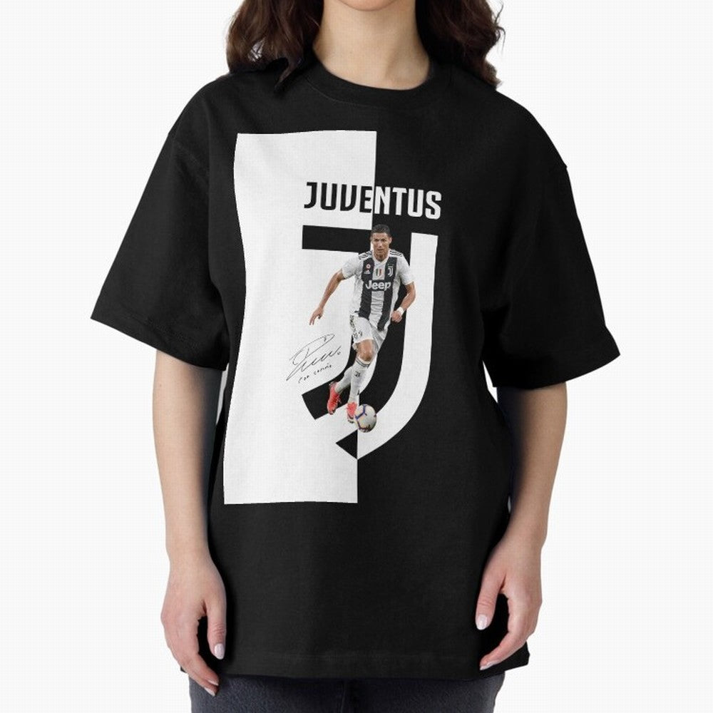 cristiano ronaldo - juventus - soccer top Oversized T-Shirt Celebrate Football Dreams Across FIFA World Cup 2026 Group Stage for Fans of Cristiano Ronaldo, Haaland and CR7 and Portugal, Spain and Germany, Bringing Goal Celebration Energy, Supporter
