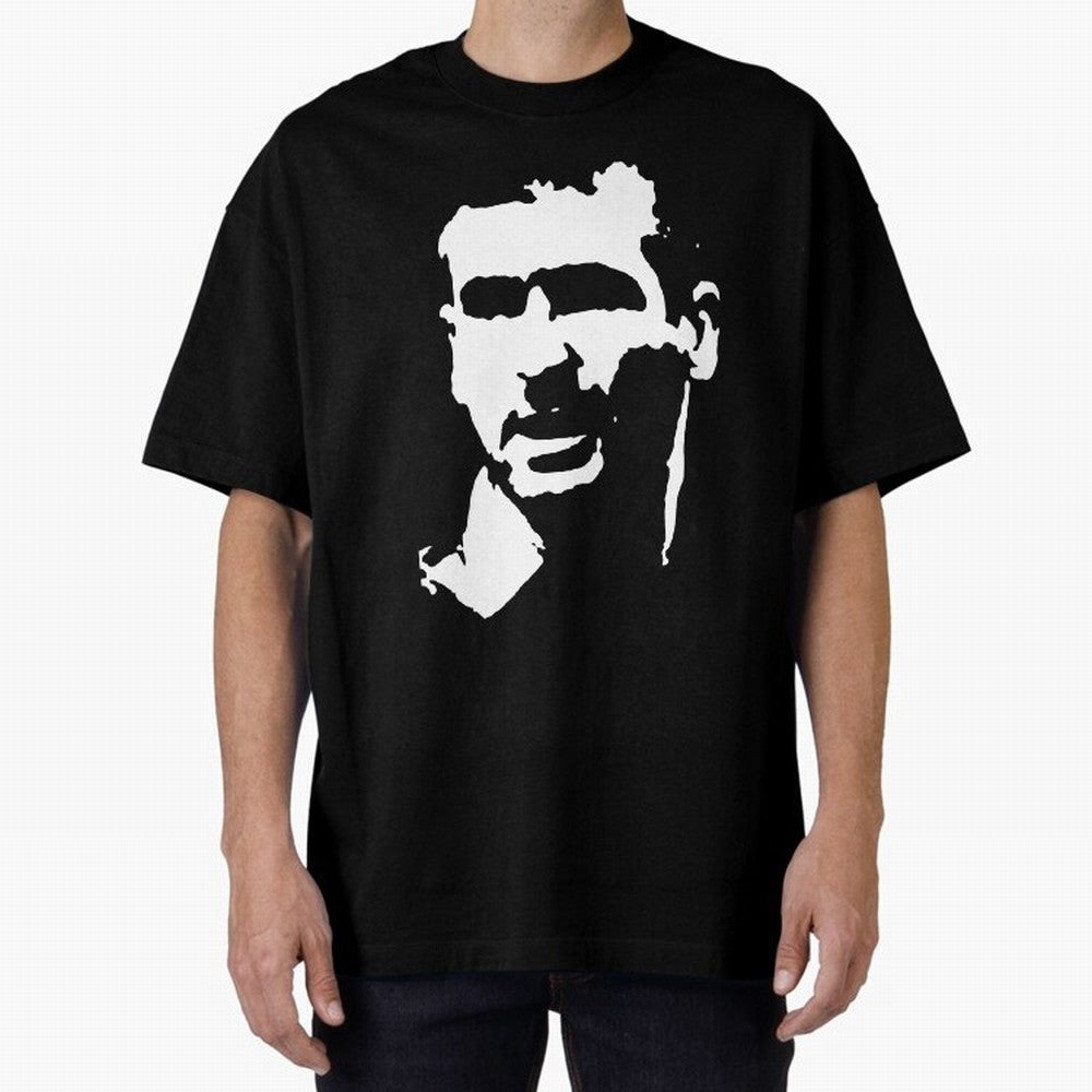 Eric Cantona Manchester Football Legend Oversized T-Shirt Cheer for FIFA World Cup 2026 USA Canada Mexico Spirit, Featuring France, CR7, Match Day Excitement, Supporter Culture, Golden Goals and Global Football Passion; Created for Match Day