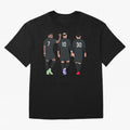 Messi Neymar France Football Players Trio Mmn #y79 Oversized T-Shirt Celebrate the Stars of FIFA World Cup 2026 USA Canada Mexico for Fans of Neymar and Argentina, France and Brazil, Bringing Stadium Chants, National Pride, Trophy Dreams and