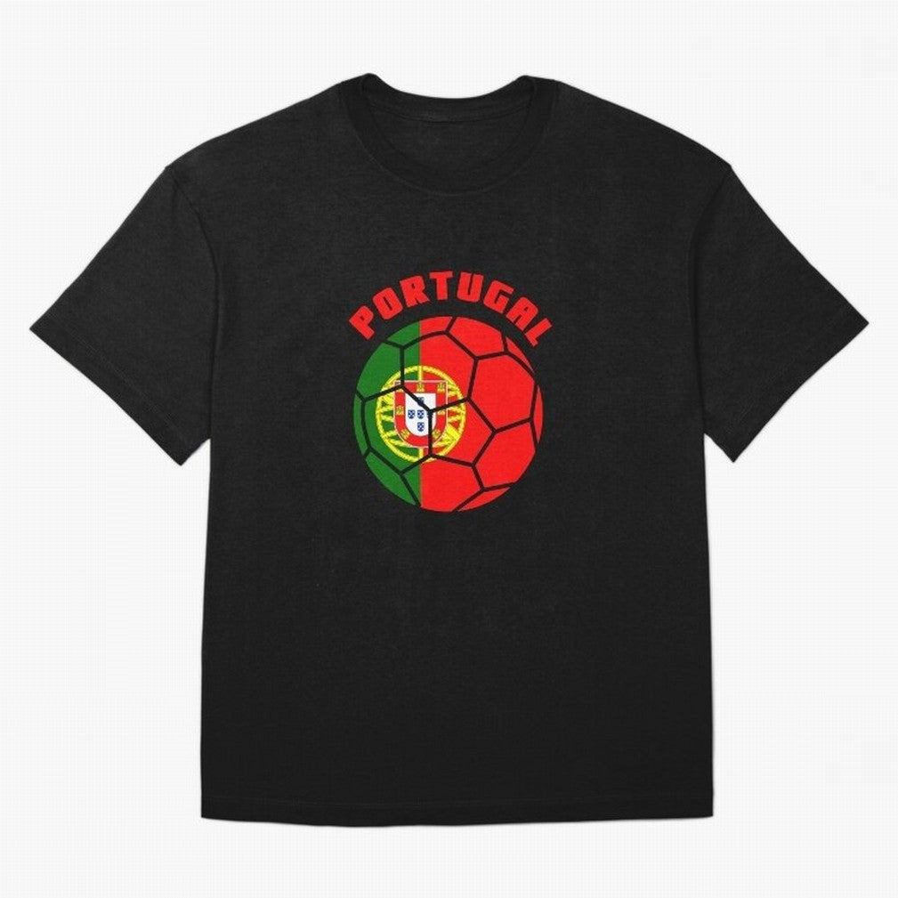 Portugal Football Soccer Ball Oversized T-Shirt Celebrate Unforgettable Nights in Match Day Hype around FIFA World Cup 2026 USA Canada Mexico, Cristiano Ronaldo, France and Portugal, Football History, Final Match Energy, Crowd Noise and Once in a