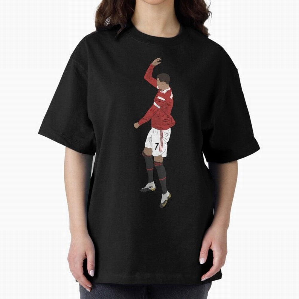 Cristiano Ronaldo Pirouette Siuuuu Goal Celebration Oversized T-Shirt Bring a Champion Mindset to FIFA World Cup 2026 Made for Messi, Spain and Netherlands Energy, Football History, Final Match Energy, Crowd Noise and Once in a Lifetime Moments;