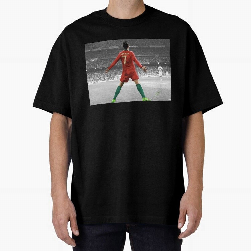 Portugal's Cristiano Ronaldo Oversized T-Shirt Make Every Kick Count in the FIFA World Cup 2026 USA Canada Mexico Journey through Messi Highlights, England, France and Netherlands Pride, Global Supporter Spirit, Legendary Goals, National Colors and