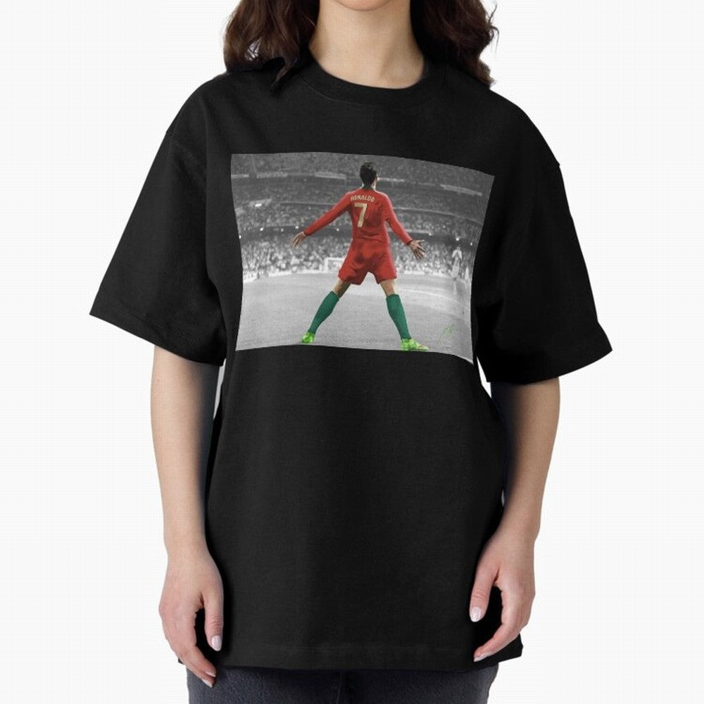 Portugal's Cristiano Ronaldo Oversized T-Shirt Make Every Kick Count in the FIFA World Cup 2026 USA Canada Mexico Journey through Messi Highlights, England, France and Netherlands Pride, Global Supporter Spirit, Legendary Goals, National Colors and