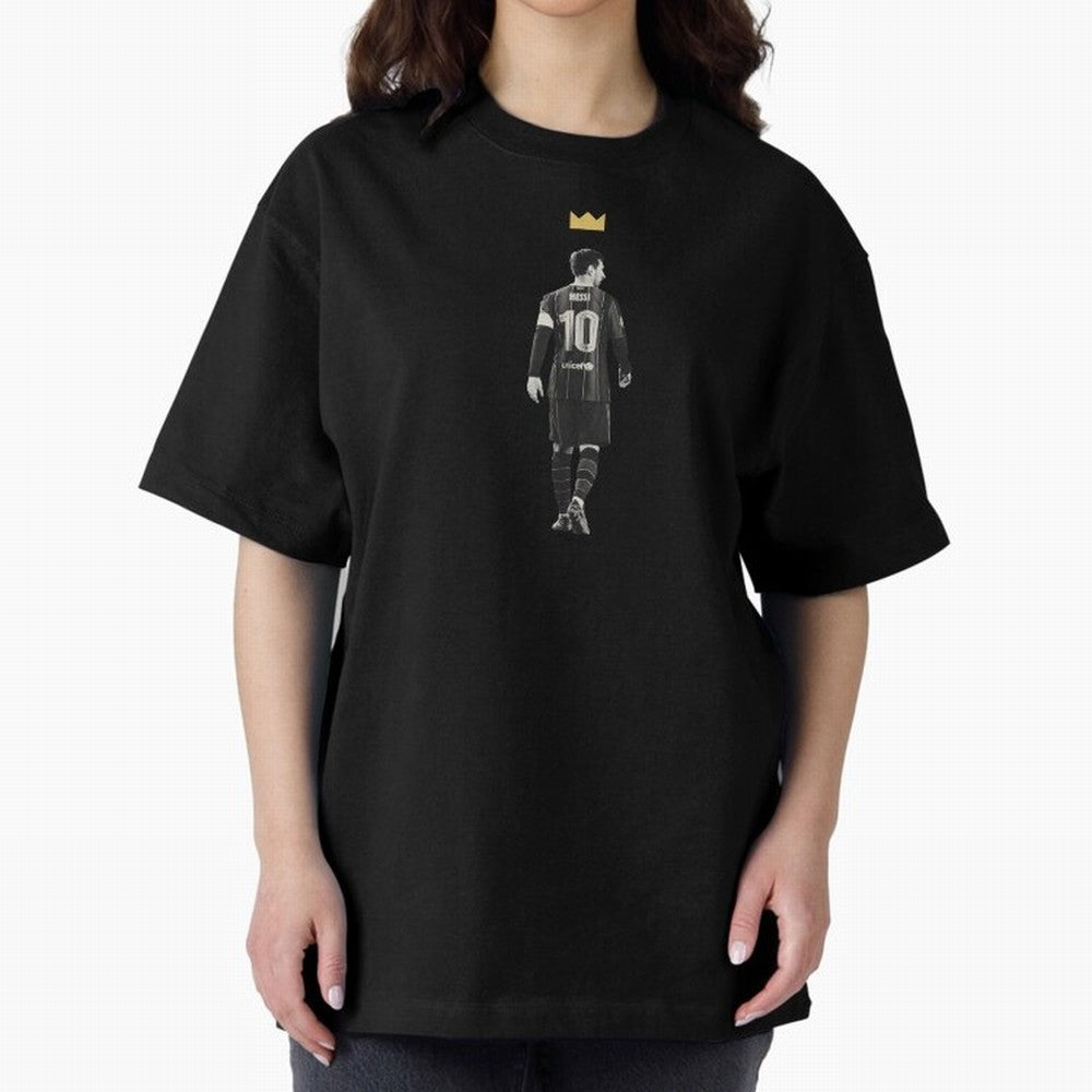 Lionel Messi The Champion Oversized T-Shirt Celebrate the Road through FIFA World Cup 2026 for Fans of Mbappe and England, France and Netherlands, Bringing Supporter Pride, Iconic Celebrations, Legendary Names and Global Match Day Energy; Ideal for