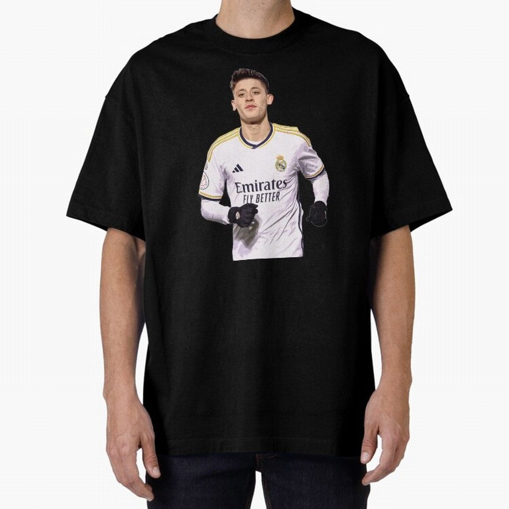 arda guler real madrid Oversized T-Shirt Bring Match Day Fire to the FIFA World Cup 2026 Group Stage Journey through Haaland Highlights, Brazil Pride, Soccer Culture, Superstar Moments, National Team Dreams and Competitive Fire; Perfect for