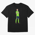 Alejandro Garnacho Ronaldo Peace Goal Celebration Oversized T-Shirt Relive Legendary Nights from FIFA World Cup 2026 USA Canada Mexico Connected to CR7 and Messi, Argentina Energy, Worldwide Fan Energy, Dramatic Goals, Stadium Lights and