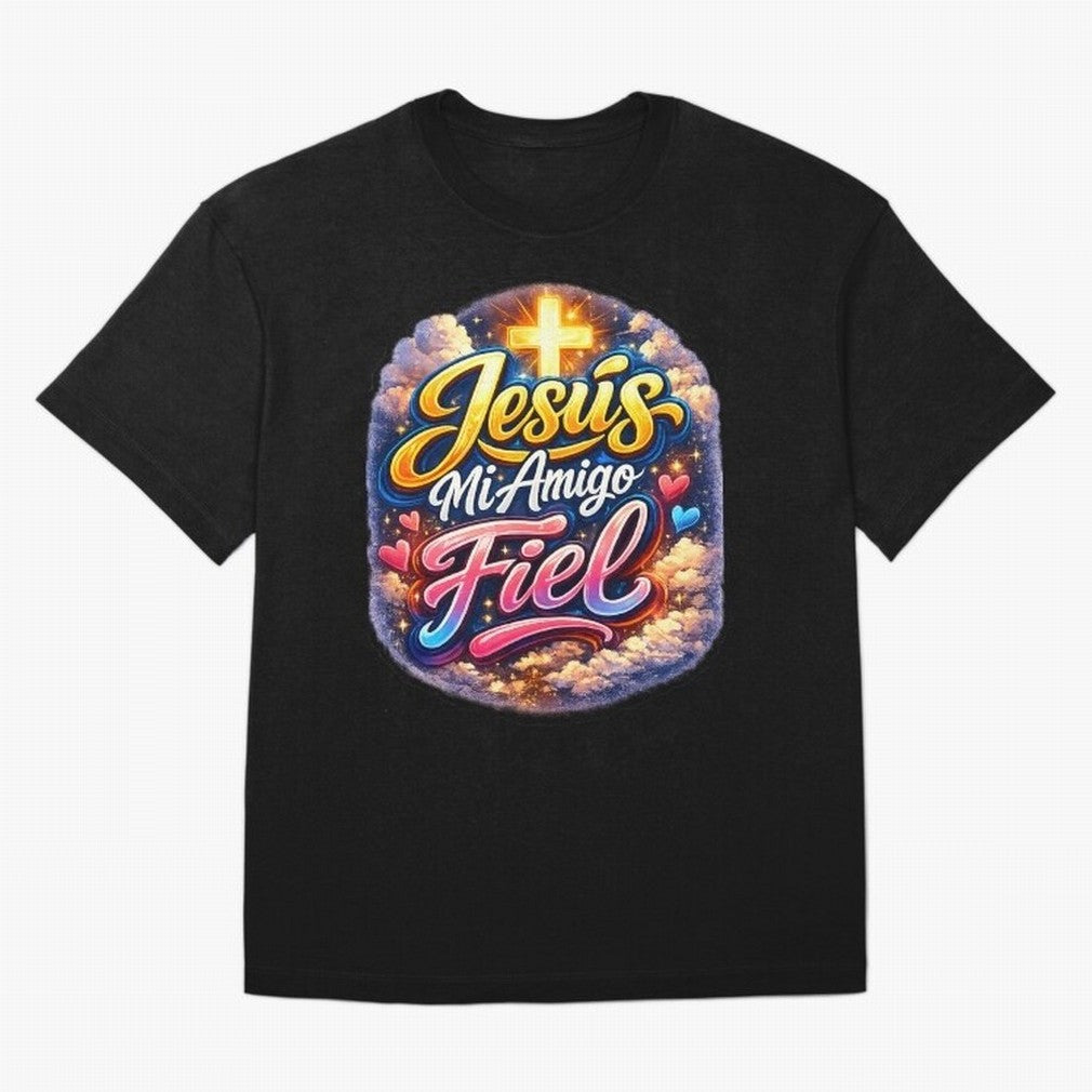 Jesus my faithful friend Oversized T-Shirt Celebrate the Stars of Match Day Hype around FIFA World Cup 2026 USA Canada Mexico, Neymar, Haaland and Cristiano Ronaldo, Brazil, Portugal and Argentina, Championship Spirit, Famous Goals, Roaring Crowds