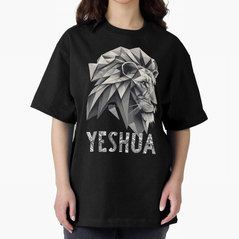 ILUSTRACI¨®N DE LE¨®N CRISTALIZADO YESHUA Oversized T-Shirt Show Match Day Excitement for Match Day Hype around FIFA World Cup 2026, Messi, CR7 and Mbappe, Brazil, Portugal and Argentina, Championship Spirit, Famous Goals, Roaring Crowds and