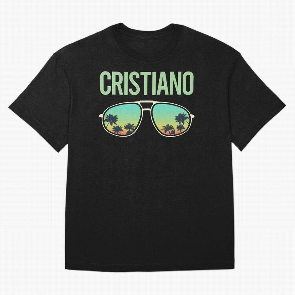 Cool Glasses Cristiano Oversized T-Shirt Fuel Your Fan Pride for FIFA World Cup 2026 for Fans of Messi, CR7 and Mbappe and England, Bringing Retro Football Energy, Iconic Rivalries, Trophy Chase Drama and Stadium Atmosphere; Ideal for Fans Who