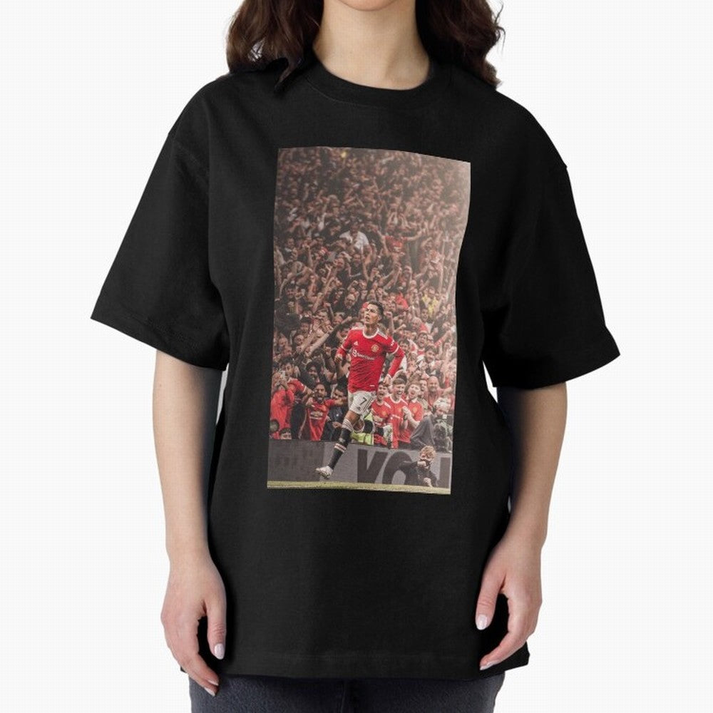 cristiano Oversized T-Shirt Show Fan Pride Across Match Day Hype around FIFA World Cup 2026 USA Canada Mexico, CR7 and Messi, Brazil, Portugal and Argentina, Football Passion, Legendary Performances, Festival Vibes and Supporter Community; Built