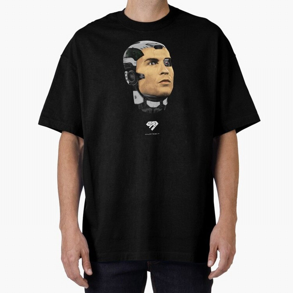 Calcio Robo 7 Oversized T-Shirt Stand with FIFA World Cup 2026 USA Canada Mexico for Fans of Messi, Neymar and Mbappe and France, Bringing Tournament Hype, Historic Matchups, Family Viewing Parties and Global Sports Pride; Built for Supporters