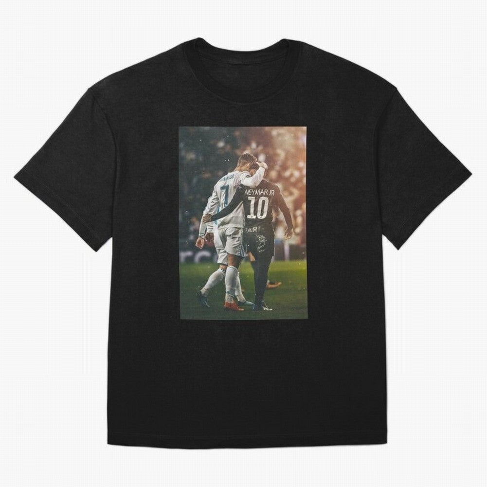 Neymar and Ronaldo Oversized T-Shirt Feel the Heartbeat of FIFA World Cup 2026 for Fans of Neymar and Argentina, Bringing Worldwide Fan Energy, Dramatic Goals, Stadium Lights and Championship Celebrations; Ideal for Football Dads, Football Moms,