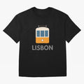 Lisboa Tram (Lisbon city, Portugal) Oversized T-Shirt Bring International Match Energy to Global Football Passion for FIFA World Cup 2026, Driven by Haaland and Mbappe, Brazil, Portugal and Argentina, Fan Favorite Moments, National Team Passion,