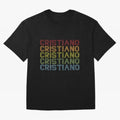 Cristiano Name T Shirt - Cristiano Vintage Retro Cristiano Name Gift Item Tee Oversized T-Shirt Experience the Global Stage of FIFA World Cup 2026 for Fans of Mbappe and Neymar and Portugal, Spain and Germany, Bringing Global Supporter Spirit,