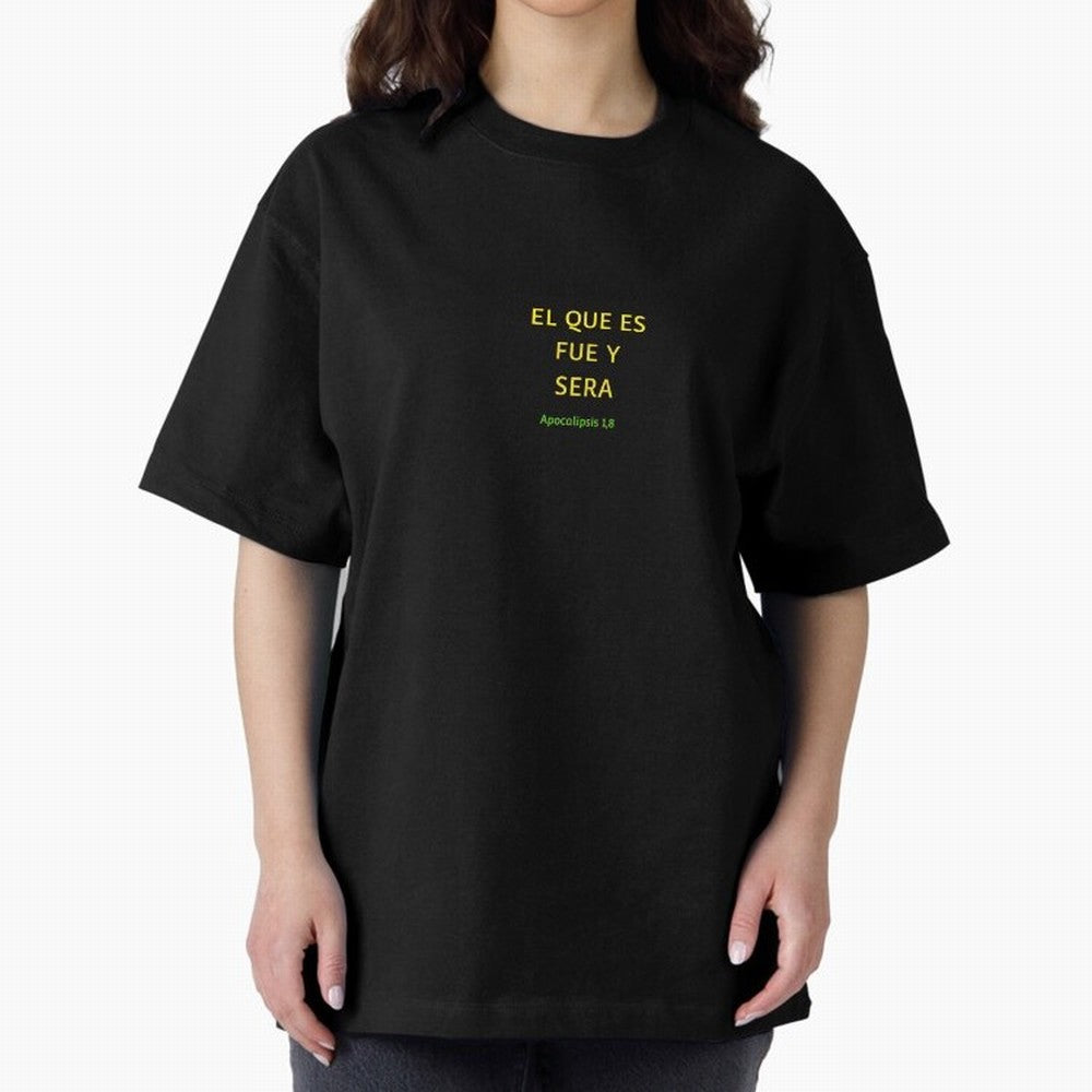 El que es, fue y ser¨¢ ¨C Apocalipsis 1,8 Oversized T-Shirt Back Your Heroes with Match Day Hype around FIFA World Cup 2026, Messi, CR7 and Mbappe, Brazil, Portugal and Argentina, Stadium Memories, Football Loyalty, International Chants and