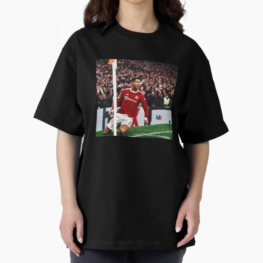 Cristiano Oversized T-Shirt Treasure FIFA World Cup 2026 Group Stage Filled with Mbappe, France and Portugal Energy, Match Day Excitement, Supporter Culture, Golden Goals and Global Football Passion; Perfect for Supporters Who Want Bold Football
