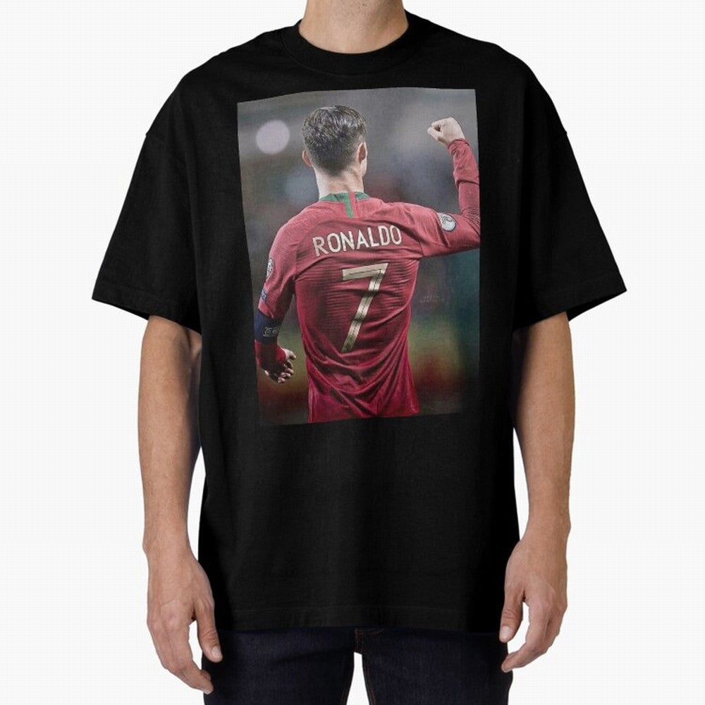 Cristiano Ronaldo CR7 Oversized T-Shirt Represent FIFA World Cup 2026 Group Stage Spirit, Highlighting Brazil, Messi and Cristiano Ronaldo, Supporter Pride, Iconic Celebrations, Legendary Names and Global Match Day Energy; Created for Match Day