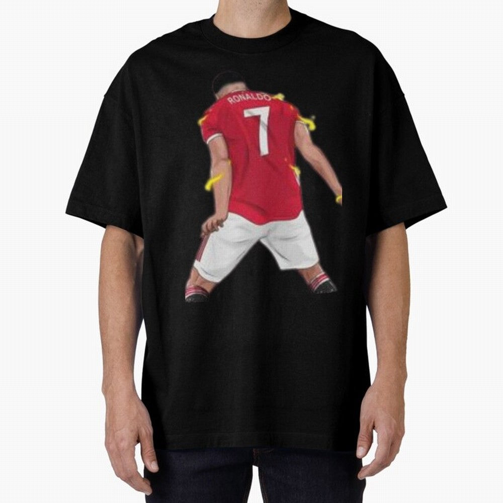 The best player in world Cristiano Ronado Oversized T-Shirt Celebrate Fan Culture around Match Day Hype around FIFA World Cup 2026 Group Stage, Cristiano Ronaldo, Haaland and CR7, Germany, Supporter Pride, Iconic Celebrations, Legendary Names and