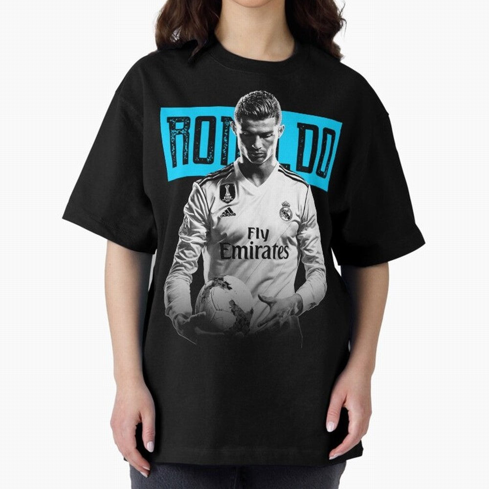 Cristiano Ronaldo The Best Oversized T-Shirt Treasure FIFA World Cup 2026 Group Stage Highlighting Haaland and Mbappe, Portugal, Spain and Germany Energy, Fan Favorite Moments, National Team Passion, Big Match Drama and Soccer History; Ideal for