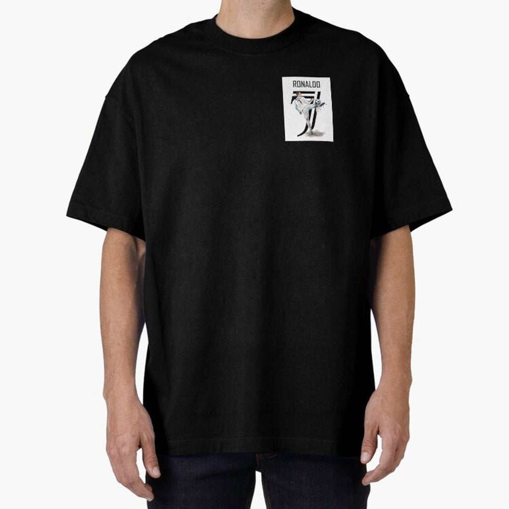 RONALDO CRISTIANO 7 Oversized T-Shirt Show Match Day Excitement for the FIFA World Cup 2026 Journey through Haaland and Mbappe Highlights, France Pride, Fan Favorite Moments, National Team Passion, Big Match Drama and Soccer History; Made for