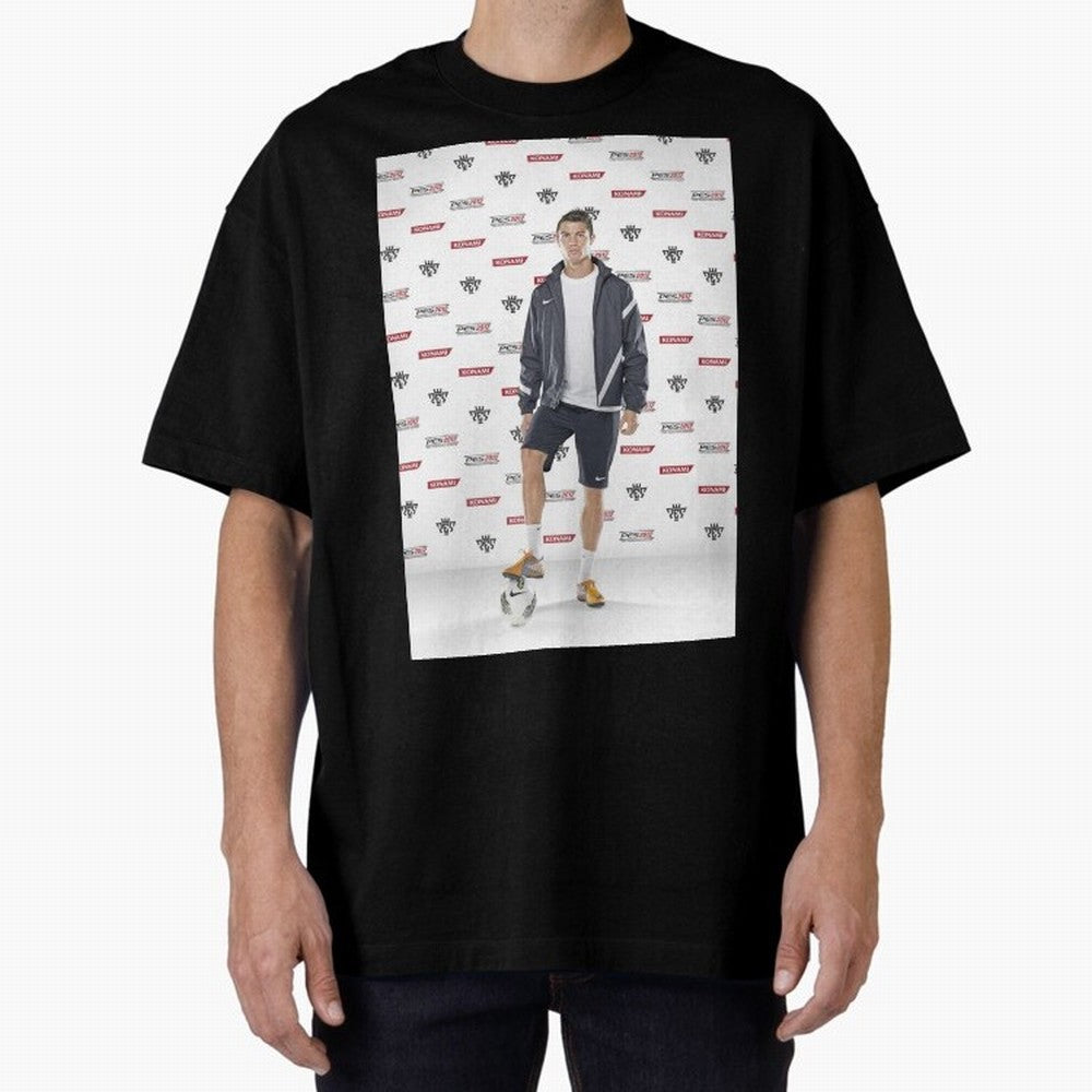 sport cristiano ronaldo football Oversized T-Shirt Show Your Stadium Side during FIFA World Cup 2026 Spirit, Filled with Argentina, Neymar, Haaland and Cristiano Ronaldo, Soccer Culture, Superstar Moments, National Team Dreams and Competitive Fire;