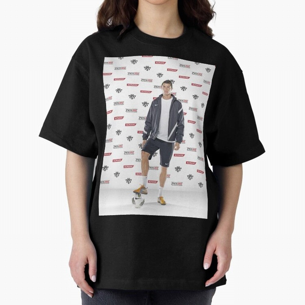 sport cristiano ronaldo football Oversized T-Shirt Show Your Stadium Side during FIFA World Cup 2026 Spirit, Filled with Argentina, Neymar, Haaland and Cristiano Ronaldo, Soccer Culture, Superstar Moments, National Team Dreams and Competitive Fire;
