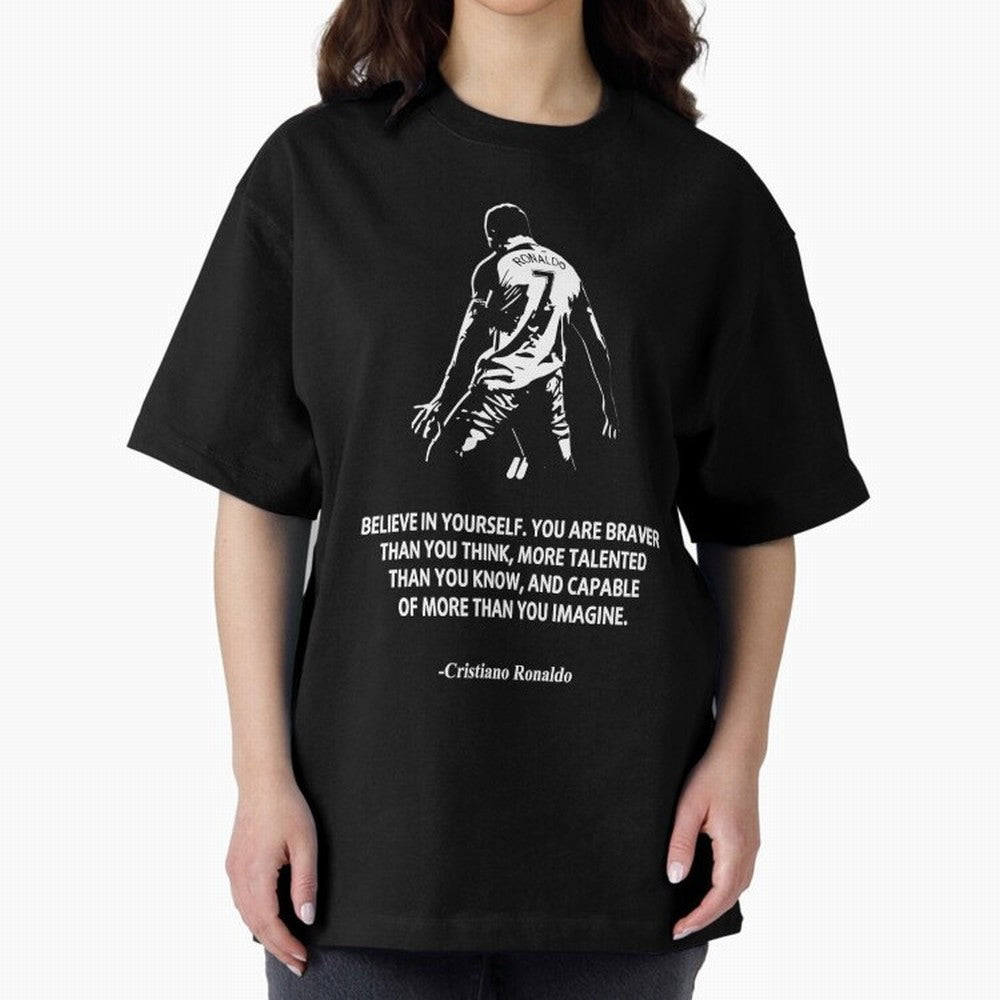 Cristiano Ronaldo Quotes Oversized T-Shirt Stand Out with Spirit from Global Football Passion for FIFA World Cup 2026 USA Canada Mexico, Celebrating Mbappe, Netherlands, Tournament Hype, Historic Matchups, Family Viewing Parties and Global Sports