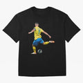 sliding shuto legend Oversized T-Shirt Represent the Passion of Global Football Passion for FIFA World Cup 2026 USA Canada Mexico, Built around Mbappe and Neymar, England and Germany, Sports Nostalgia, International Competition, Famous Players and