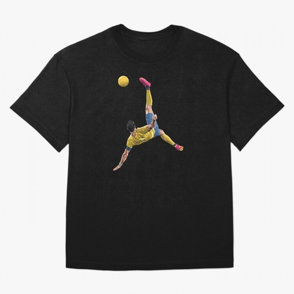 overheadkick bycyle shoot Oversized T-Shirt Follow FIFA World Cup 2026 Group Stage Spirit, Driven by Argentina, France and Brazil, Mbappe and Neymar, Champion Mindset, Group Stage Buzz, Knockout Tension and Passionate Fan Culture; Created for Match