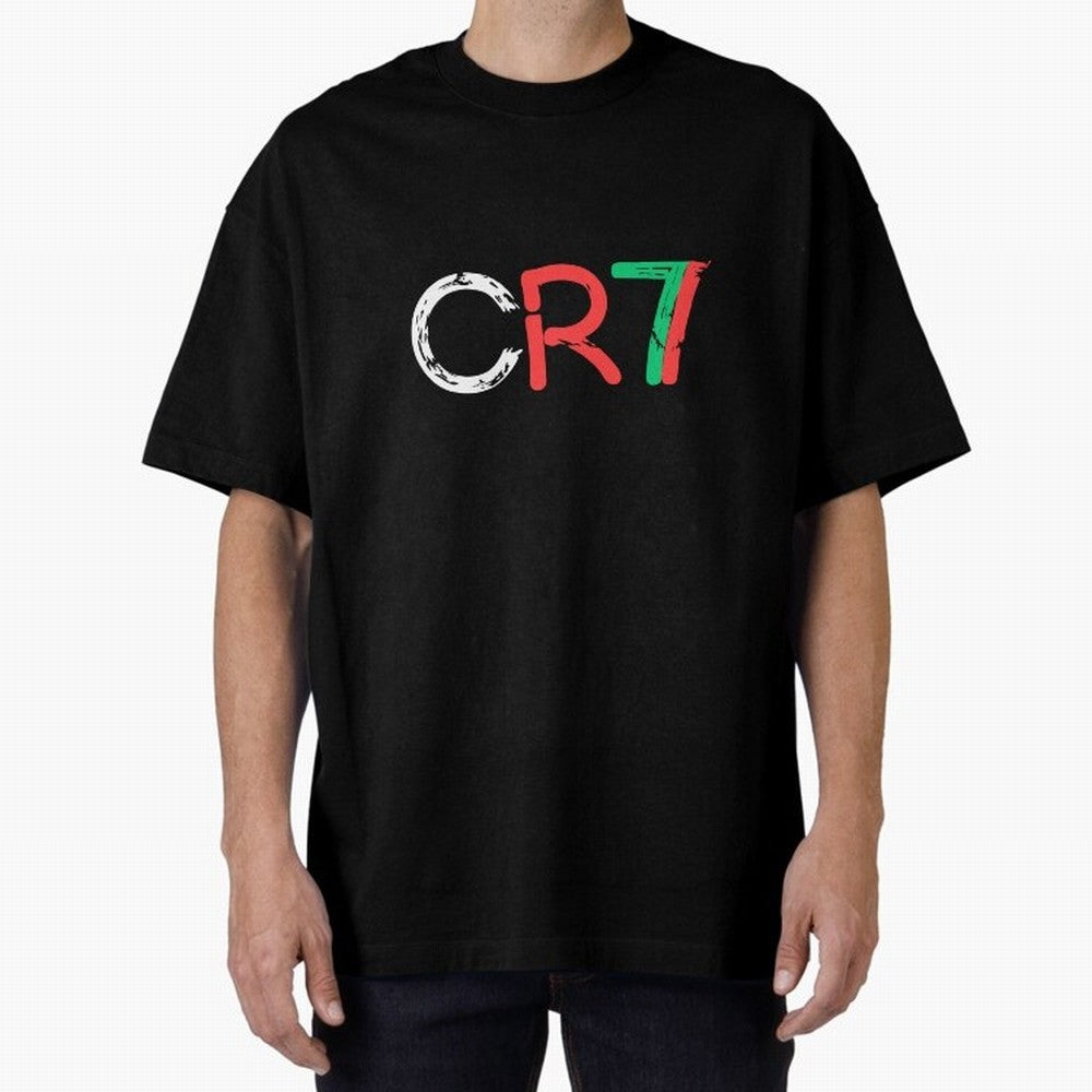 CR7 Cristiano Ronaldo Design Oversized T-Shirt Fuel Your Fan Pride for Global Football Passion for FIFA World Cup 2026, Featuring Messi and Cristiano Ronaldo, France, Football History, Final Match Energy, Crowd Noise and Once in a Lifetime Moments;