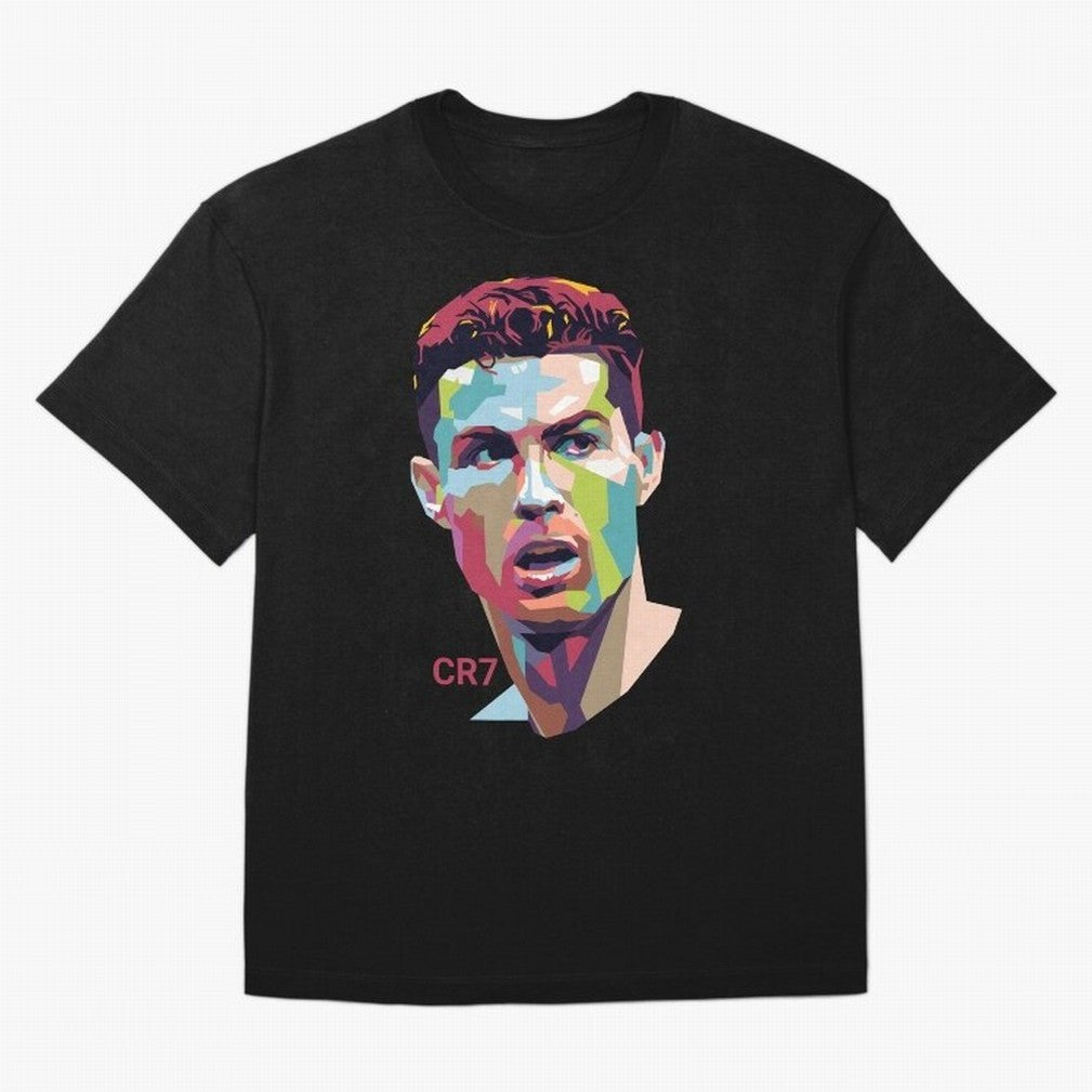 Cristiano Ronaldo Pop Art Portrait Oversized T-Shirt Enjoy FIFA World Cup 2026 Group Stage Spirit, Filled with Argentina and Brazil, Cristiano Ronaldo, Match Day Excitement, Supporter Culture, Golden Goals and Global Football Passion; Great for
