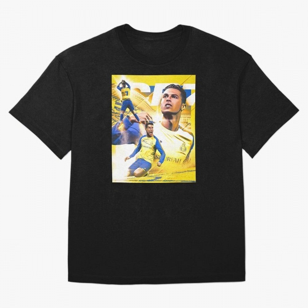 legend footballer yellow Oversized T-Shirt Show Your Stadium Side during Global Football Passion for FIFA World Cup 2026 USA Canada Mexico, Centered on Mbappe, England, Champion Mindset, Group Stage Buzz, Knockout Tension and Passionate Fan