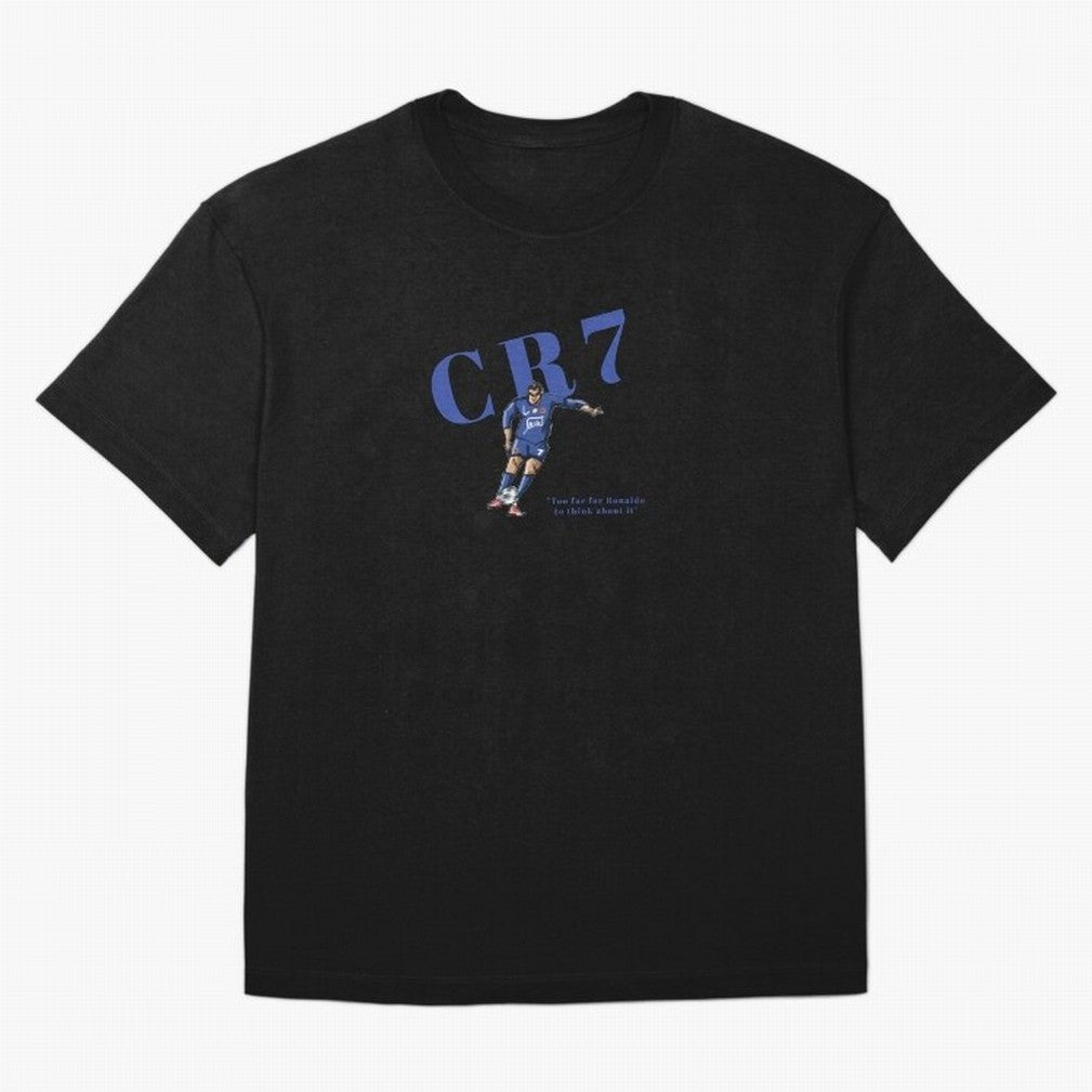 CR7. Oversized T-Shirt Live for the Drama of FIFA World Cup 2026 Group Stage Capturing CR7, Argentina Energy, Football Festival Excitement, Trophy Ambitions, Country Rivalries and Star Player Buzz; Created for Match Day Parties, Soccer Gifts, Fan