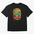 Modern 3D Psalm 23 Spanish Christian Art - El Se?or es mi Pastor Oversized T-Shirt Back the Journey through FIFA World Cup 2026 Group Stage for Fans of CR7 and France and Portugal, Bringing Champion Mindset, Group Stage Buzz, Knockout Tension and